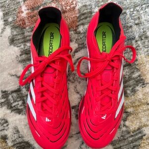 Adidas Predator League Firm Ground Cleats Men’s 8.5/Women’s 9.5 Lucid Red